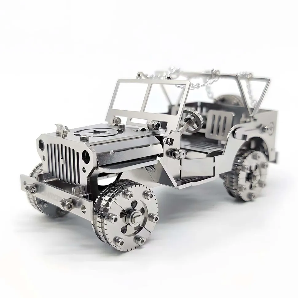 3D Steampunk Mechanical Metal Assembly Car Model Kit
