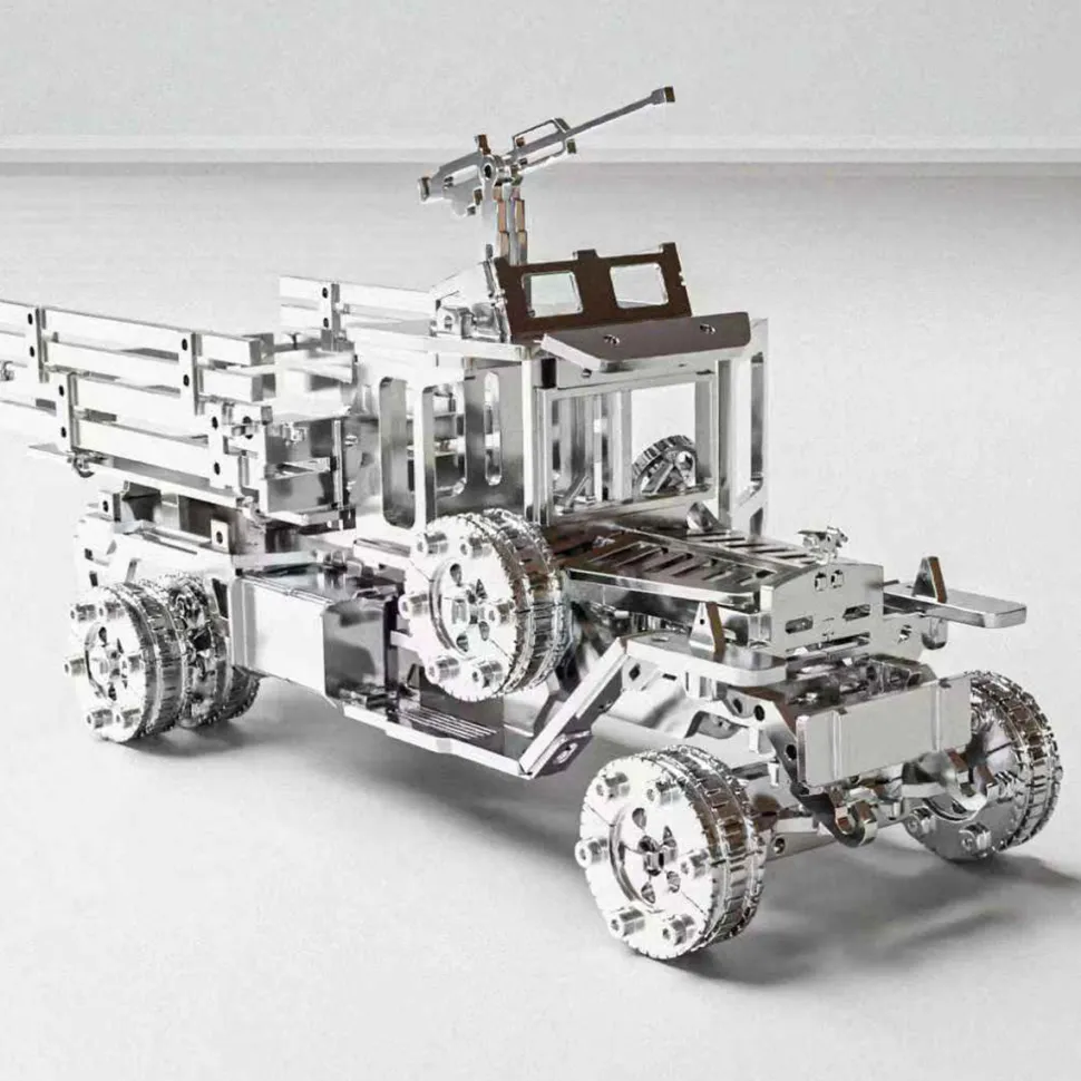 3D Steampunk Mechanical Metal Assembly Car Model Kit