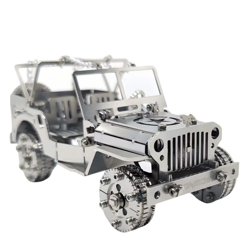 3D Steampunk Mechanical Metal Assembly Car Model Kit