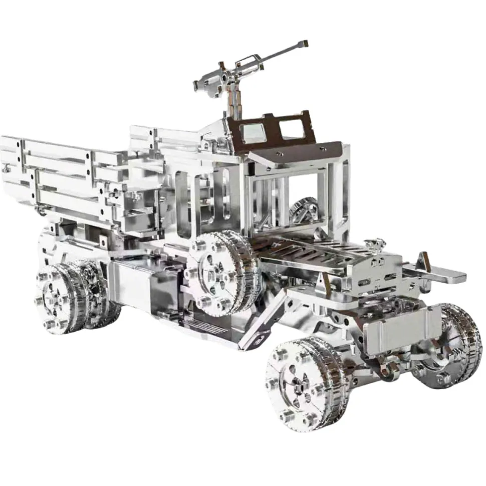 3D Steampunk Mechanical Metal Assembly Car Model Kit