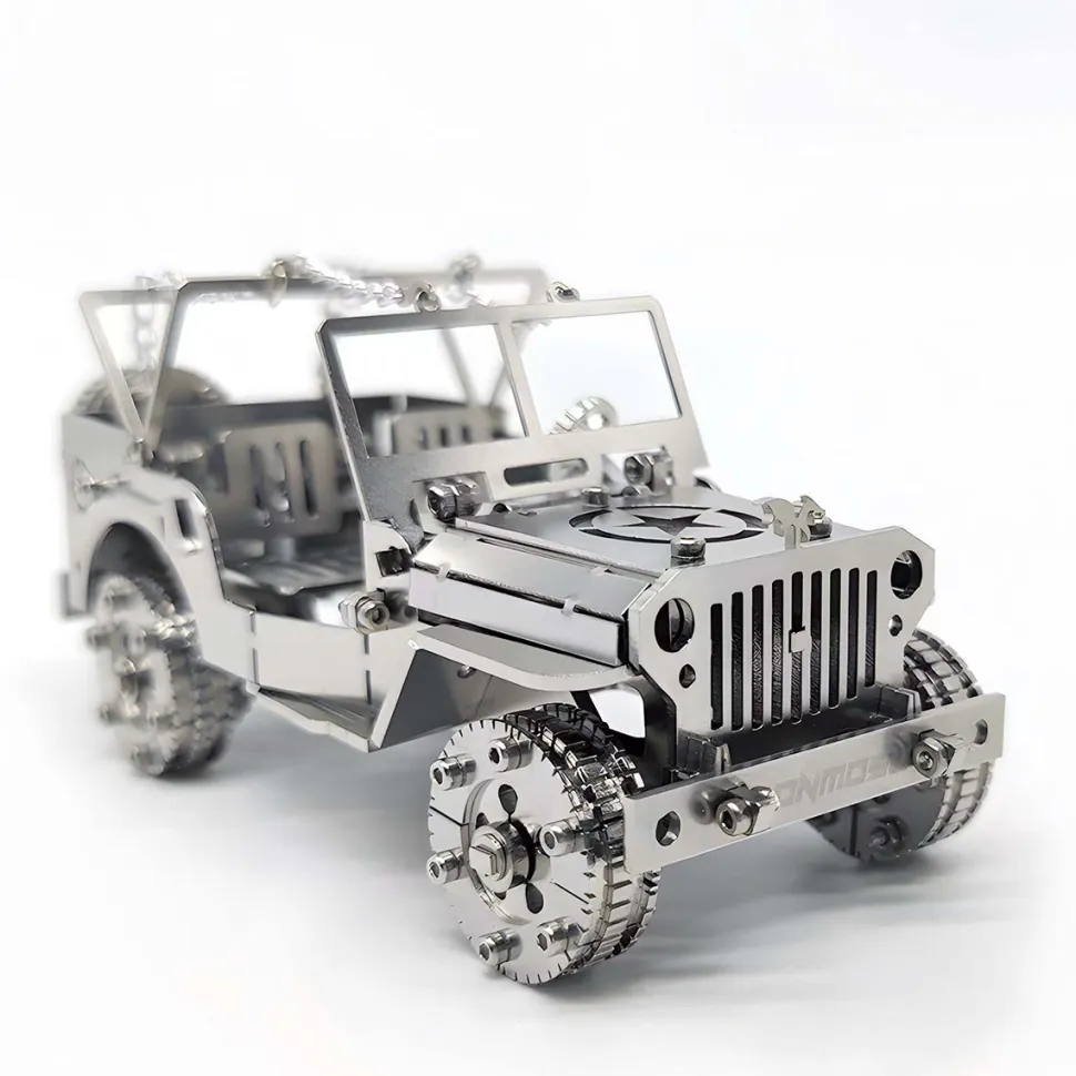3D Steampunk Mechanical Metal Assembly Car Model Kit