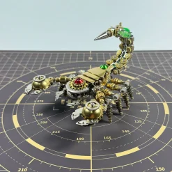 3D Steampunk Metal Mechanical War Scorpion Model Kit - 450PCS+