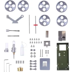 ENGINEDIY Stirling Engine Car Model Set Engine DIY Assembly Kit Physical Experiment Toy