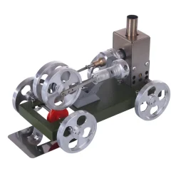 ENGINEDIY Stirling Engine Car Model Set Engine DIY Assembly Kit Physical Experiment Toy
