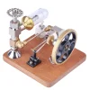 ENGINEDIY Stirling Engine Model with Vertical Flywheel Speed Adjustable | Science Experiment Engine
