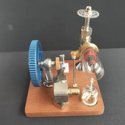 ENGINEDIY Stirling Engine Model with Vertical Flywheel Speed Adjustable | Science Experiment Engine