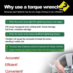 Engine Tools 5 Sets Precision Magnetic Screwdriver Electric Screwdriver Allen Wrench Adjustable Torque Wrench Tachometer Measuring Instrument DIY Tools Sets