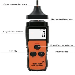 Engine Tools 5 Sets Precision Magnetic Screwdriver Electric Screwdriver Allen Wrench Adjustable Torque Wrench Tachometer Measuring Instrument DIY Tools Sets