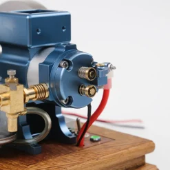 ENJOMOR Antique Working 4-Stroke Internal Combustion Gas Engine Model Horizontal Stationary Engine with Evaporative Water Cooling System