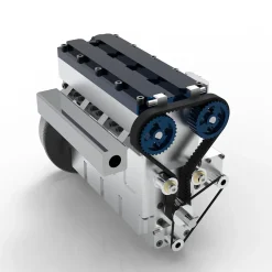 Enjomor 36cc DOHC Engine Double Overhead Camshaft Engine 4-cylinder 8-valve Inline 4-stroke Water-cooled Gasoline Engine with Twin Overhead Camshafts