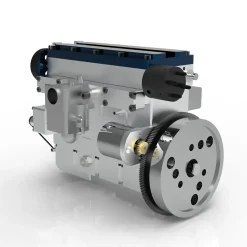 Enjomor 36cc DOHC Engine Double Overhead Camshaft Engine 4-cylinder 8-valve Inline 4-stroke Water-cooled Gasoline Engine with Twin Overhead Camshafts
