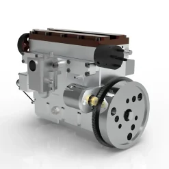 Enjomor 36cc DOHC Engine Double Overhead Camshaft Engine 4-cylinder 8-valve Inline 4-stroke Water-cooled Gasoline Engine with Twin Overhead Camshafts