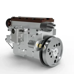 Enjomor 36cc DOHC Engine Double Overhead Camshaft Engine 4-cylinder 8-valve Inline 4-stroke Water-cooled Gasoline Engine with Twin Overhead Camshafts