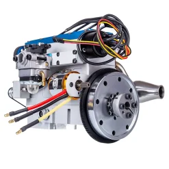 Enjomor 36cc DOHC Engine Double Overhead Camshaft Engine 4-cylinder 8-valve Inline 4-stroke Water-cooled Gasoline Engine with Twin Overhead Camshafts