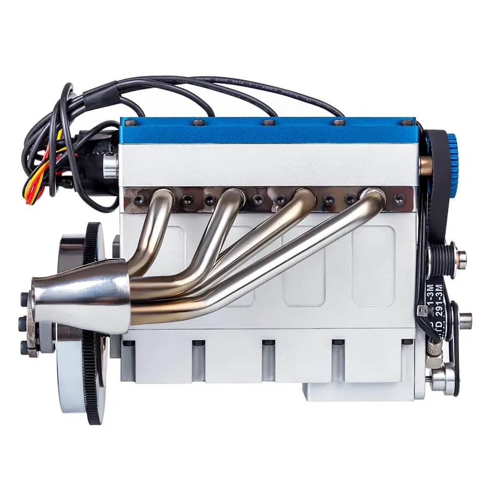 Enjomor 36cc DOHC Engine Double Overhead Camshaft Engine 4-cylinder 8-valve Inline 4-stroke Water-cooled Gasoline Engine with Twin Overhead Camshafts