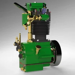ENJOMOR 10cc Flathead Engine Single Cylinder 4 Stroke L Head Sidevalve Engine Water-cooled Gasoline Engine Internal Combustion Engine