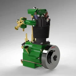 ENJOMOR 10cc Flathead Engine Single Cylinder 4 Stroke L Head Sidevalve Engine Water-cooled Gasoline Engine Internal Combustion Engine