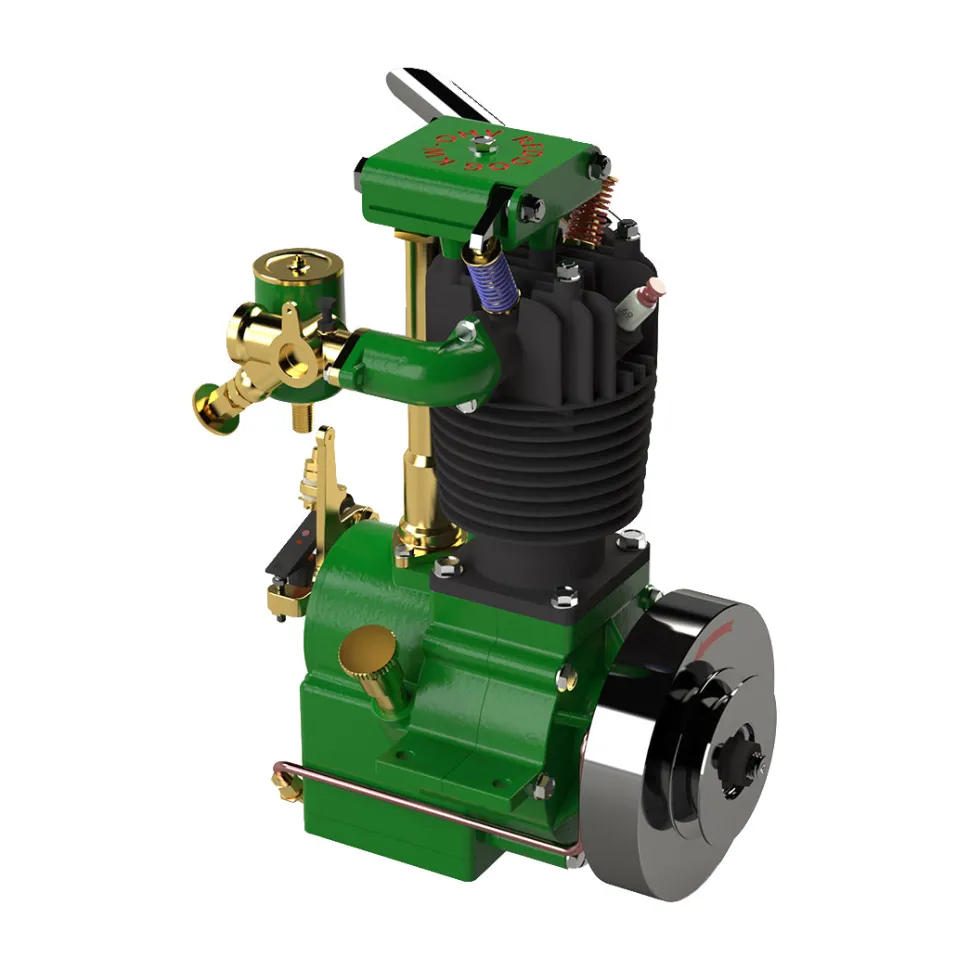 ENJOMOR 10cc Flathead Engine Single Cylinder 4 Stroke L Head Sidevalve Engine Water-cooled Gasoline Engine Internal Combustion Engine