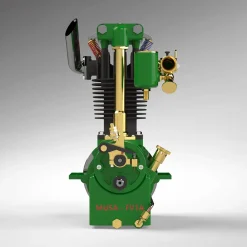 ENJOMOR 10cc Flathead Engine Single Cylinder 4 Stroke L Head Sidevalve Engine Water-cooled Gasoline Engine Internal Combustion Engine
