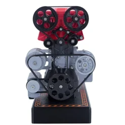 ENJOMOR 3D Printed Inline Four-Cylinder Engine Model Kit that Works - Build Your Own Engine