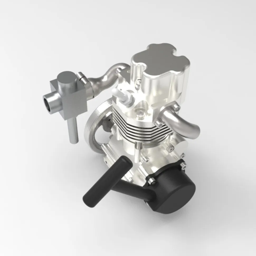 ENJOMOR GS-DK01 8CC OHV Inline Single-Cylinder Four-Stroke Air-Cooled Gasoline Engine Model (RTR Version)