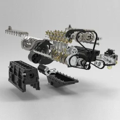 ENJOMOR GS-L6 1/5 Scale 28CC Inline 6-Cylinder DOHC 4-Stroke Water-Cooled Gasoline IC Engine Model