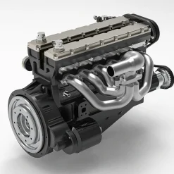 ENJOMOR GS-L6 1/5 Scale 28CC Inline 6-Cylinder DOHC 4-Stroke Water-Cooled Gasoline IC Engine Model