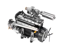 ENJOMOR GS-L6 1/5 Scale 28CC Inline 6-Cylinder DOHC 4-Stroke Water-Cooled Gasoline IC Engine Model