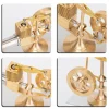 ENJOMOR Hog Stirling Engine Mini Balance Beam Hot Air Stirling External Combustion Engine Model