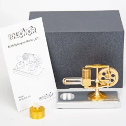ENJOMOR Hog Stirling Engine Mini Balance Beam Hot Air Stirling External Combustion Engine Model