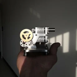ENJOMOR Mini α Structure Hot-Air Stirling Engine Electric Generator 4000rpm - Gift Collection