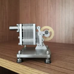 ENJOMOR Mini α Structure Hot-Air Stirling Engine Electric Generator 4000rpm - Gift Collection