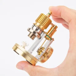 ENJOMOR Ringbom J01 Stirling Engine Miniature Free-piston Hot Air External Combustion Engine Model (Kit Version)
