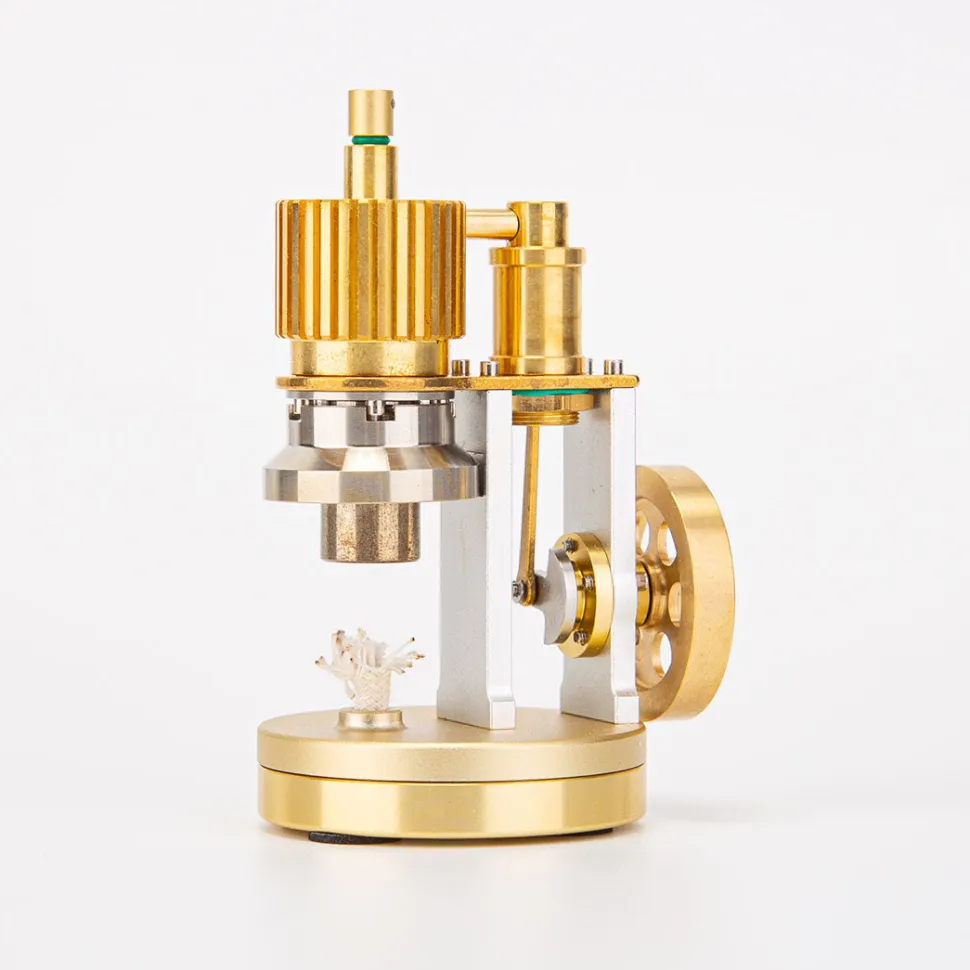ENJOMOR Ringbom J01 Stirling Engine Miniature Free-piston Hot Air External Combustion Engine Model (Kit Version)