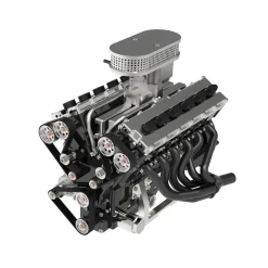 ENJOMOR V12 Engine GS-V12 72CC DOHC 4-Stroke 12-Cylinder 48-Valve Water-Cooled Electric Start Gasoline Engine Model - V12 Engine Model That Works