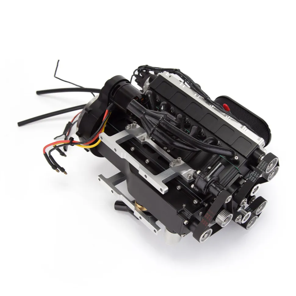 ENJOMOR V12 Engine with Starter Kit and Base - One Key Start