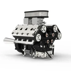 ENJOMOR V8 GS-V8 78CC DOHC Gasoline V8 Engine Model That Works with Starter Kit