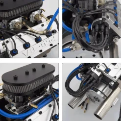 ENJOMOR V8 GS-V8 78CC DOHC Gasoline V8 Engine Model That Works with Starter Kit