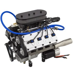ENJOMOR V8 GS-V8 78CC DOHC Gasoline V8 Engine Model That Works with Starter Kit