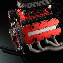 ENJOMOR V8 GS-V8 78CC DOHC Gasoline V8 Engine Model That Works with Starter Kit