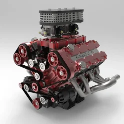 ENJOMOR V8 GS-V8 78CC DOHC Gasoline V8 Engine Model That Works with Starter Kit