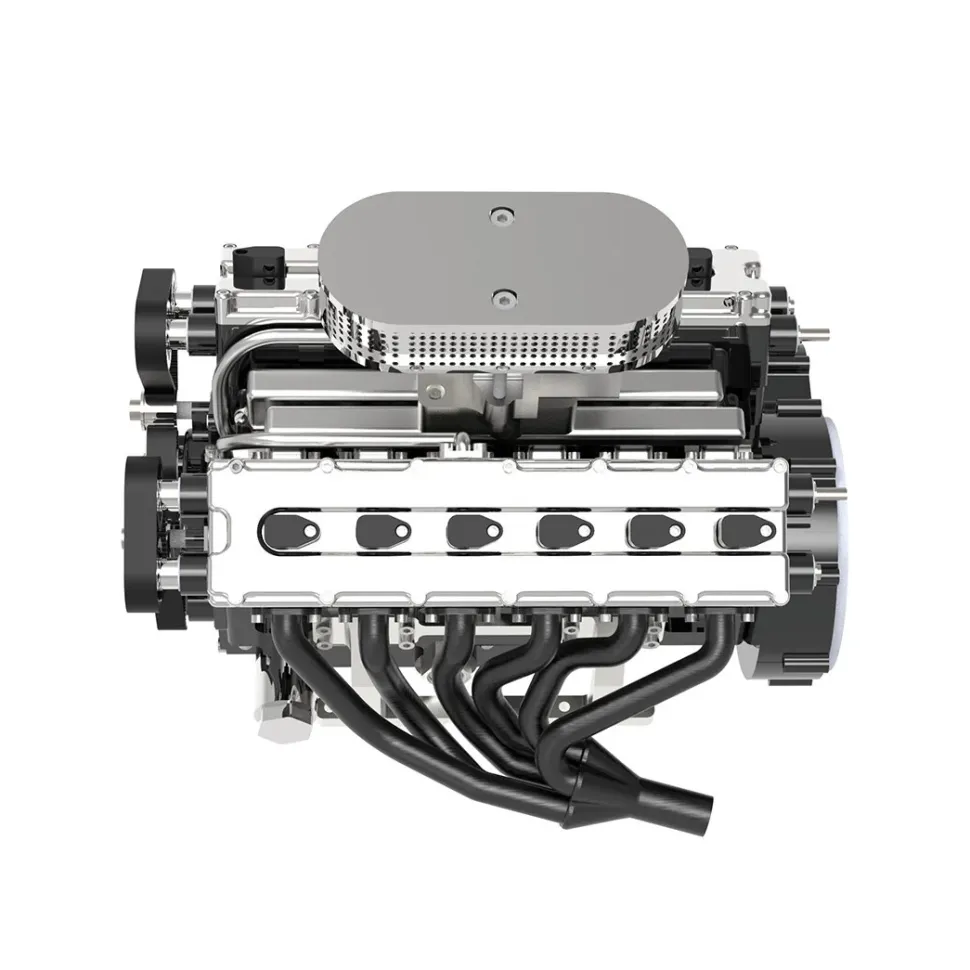 ENJOMOR V12 GS-V12 72CC DOHC Gasoline V12 Engine Model That Works with Starter Kit