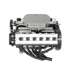 ENJOMOR V12 GS-V12 72CC DOHC Gasoline V12 Engine Model That Works with Starter Kit
