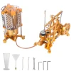 ENJOMOR Watt Steam Engine Reactor Model Steam Pump with Boiler Generator Scientific Educational Toys for Desktop Decor