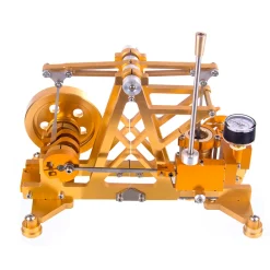 ENJOMOR Watt Steam Engine Reactor Model Steam Pump with Boiler Generator Scientific Educational Toys for Desktop Decor