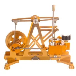 ENJOMOR Watt Steam Engine Reactor Model Steam Pump with Boiler Generator Scientific Educational Toys for Desktop Decor