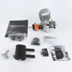 EPHIL XG-38cc-R Pro Electric Starter Glow Plug Two-Stroke Single Cylinder Side Exhaust Gasoline Engine Model for Fixed-Wing Aircraft Models