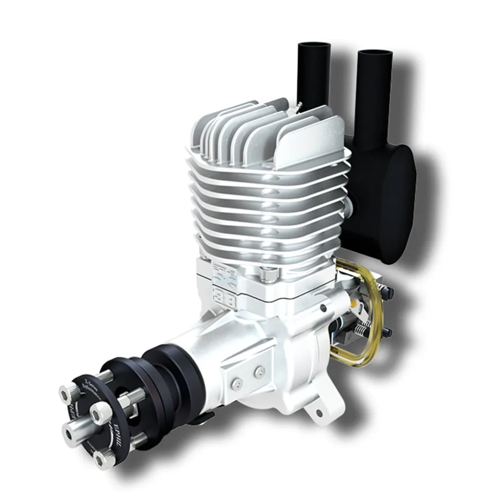 EPHIL XG-38cc-R Pro Electric Starter Glow Plug Two-Stroke Single Cylinder Side Exhaust Gasoline Engine Model for Fixed-Wing Aircraft Models