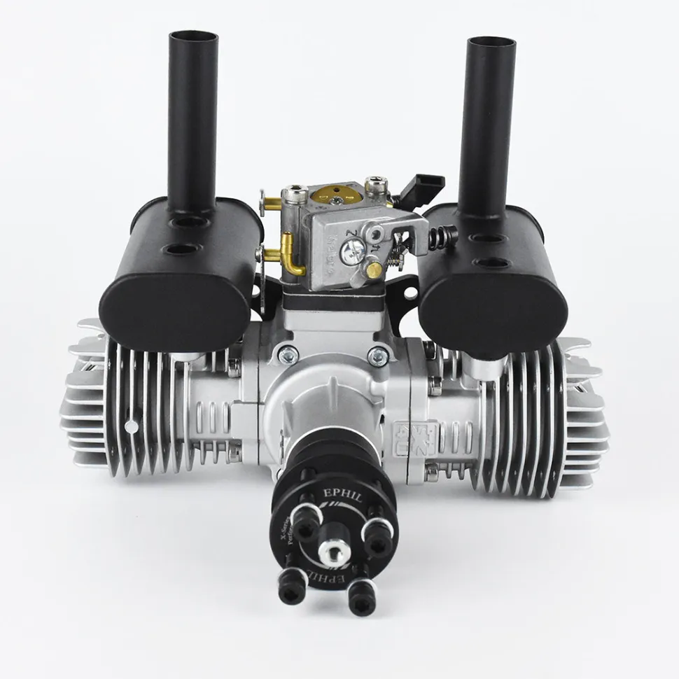 EPHIL XG-40cc-T Two-Stroke Twin-Cylinders Horizontally Opposed Gasoline Engine Model for Fixed-Wing Aircraft Models