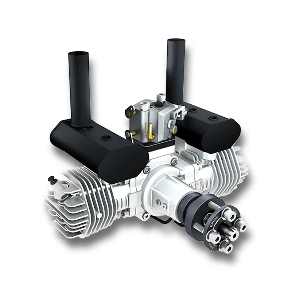 EPHIL XG-40cc-T Two-Stroke Twin-Cylinders Horizontally Opposed Gasoline Engine Model for Fixed-Wing Aircraft Models